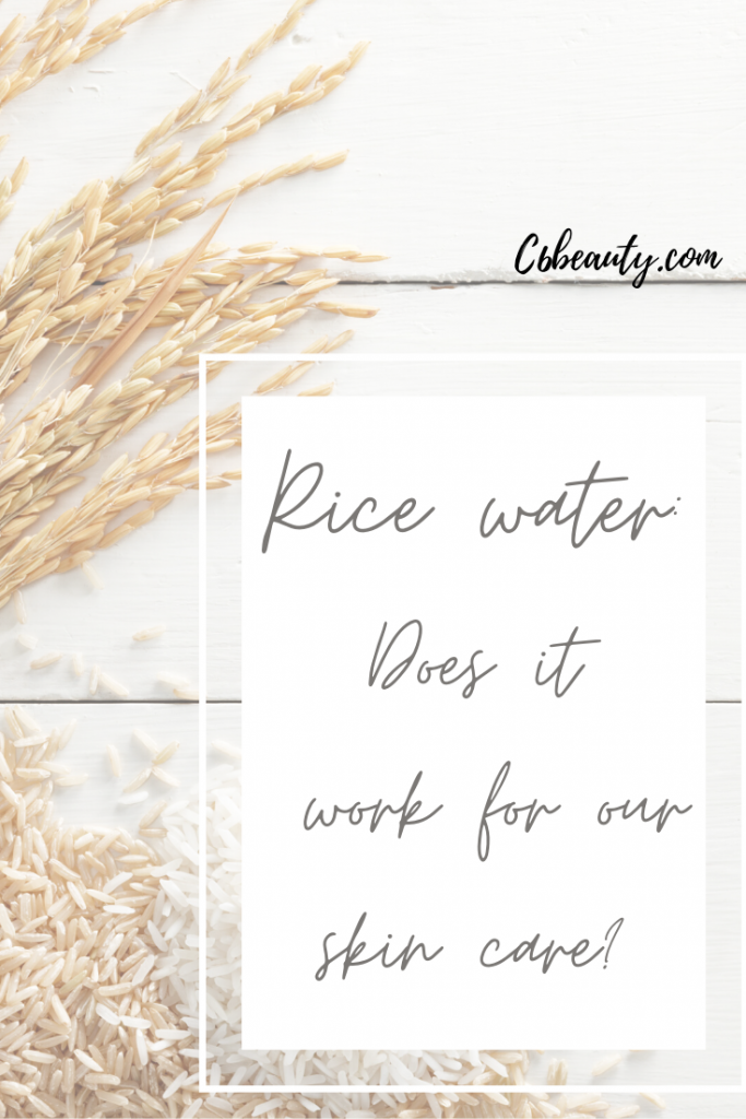 rice water skincare