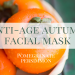 anti-age autumn facial mask