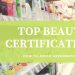 top beauty certifications