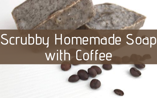 scrubby soap homemade caffee