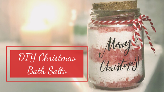 DIY Christmas bath salts