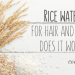 rice water