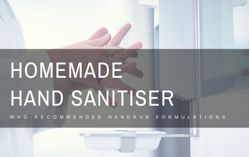 homemade hand sanitiser