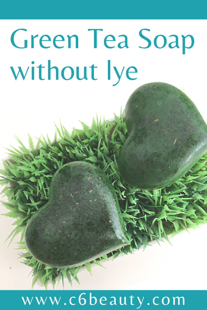 green tea soap without lye