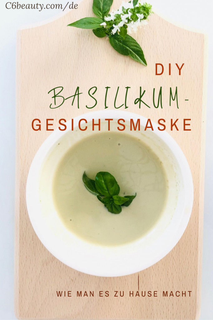 DIY Basilikum-Gesichtsmaske 