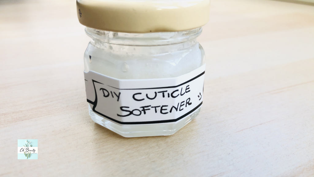 DIY cuticle softener