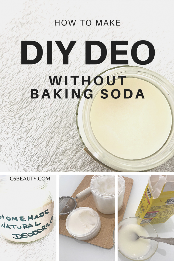 DIY deodorant without baking soda