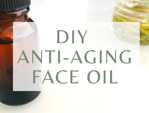 DIY Anti-aging face oil