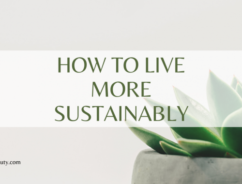 How to live sustainably