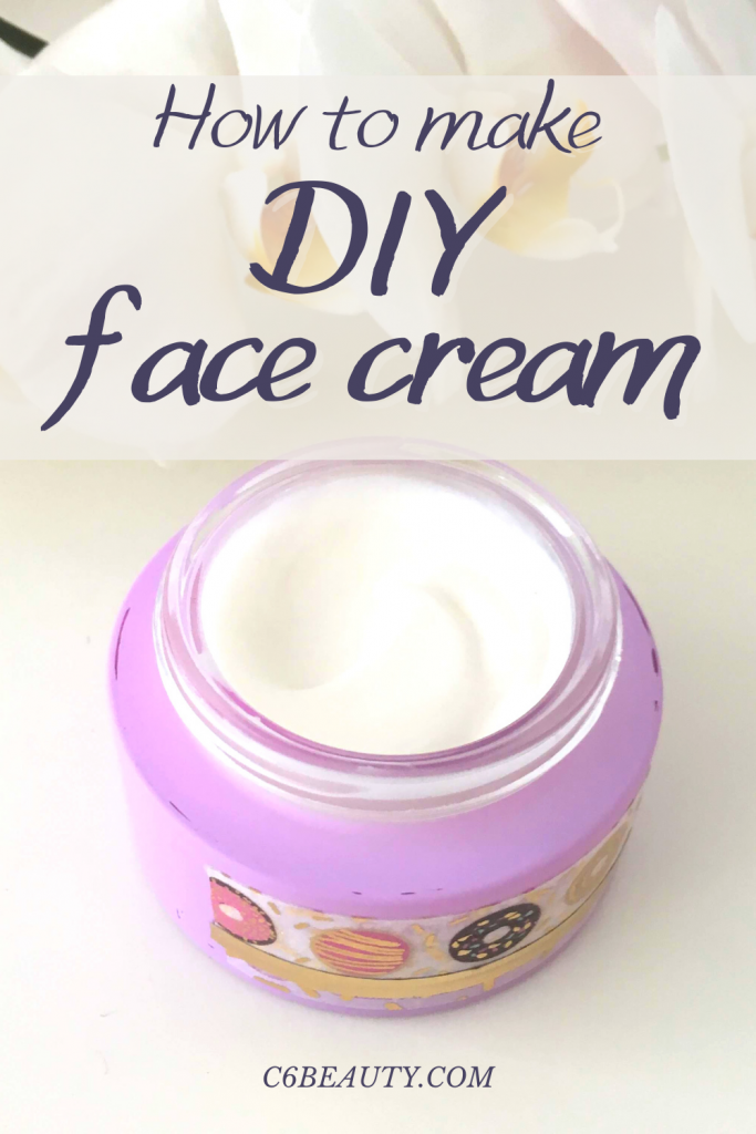 DIY face cream for normal skin