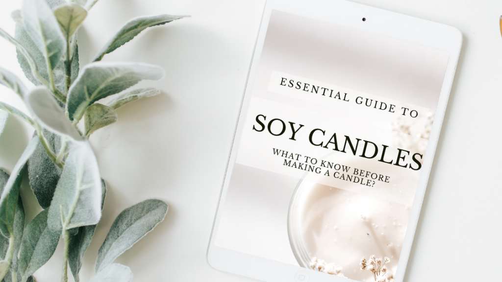 essential guide to soy candles
